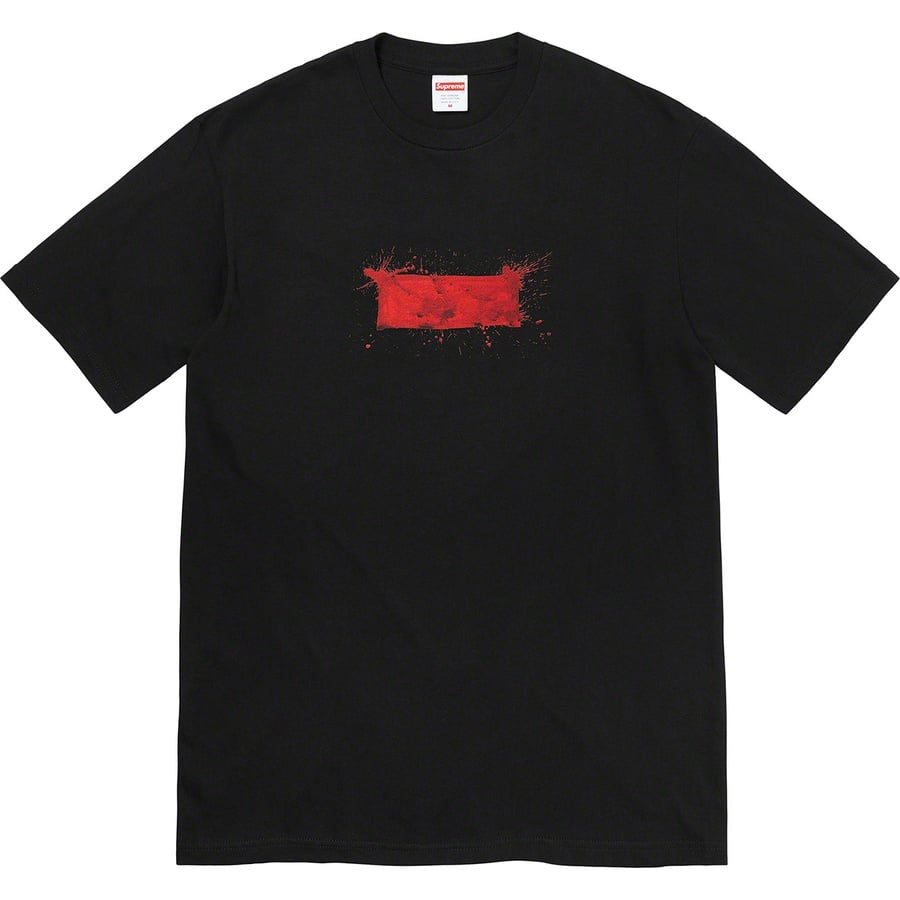 Details on Ralph Steadman Box Logo Tee Black from spring summer 2022 (Price is $44)