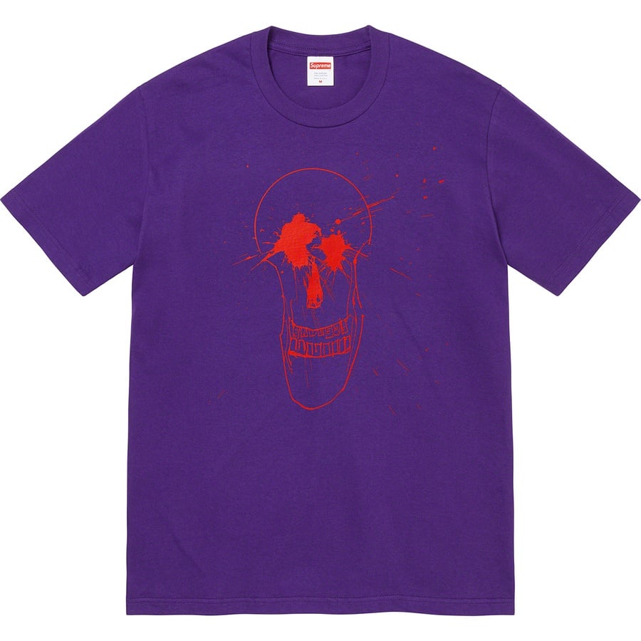 Supreme Ralph Steadman Skull Tee (SS22) - Purple - $44