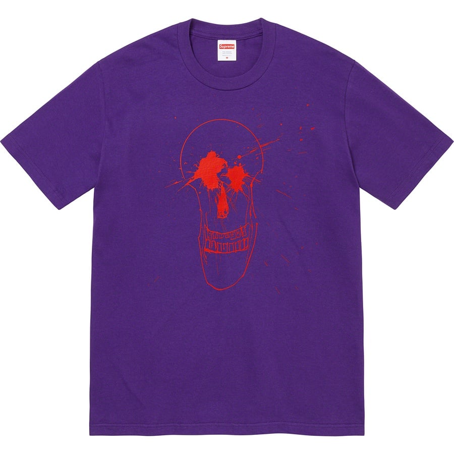 Details on Ralph Steadman Skull Tee Purple from spring summer
                                                    2022 (Price is $44)