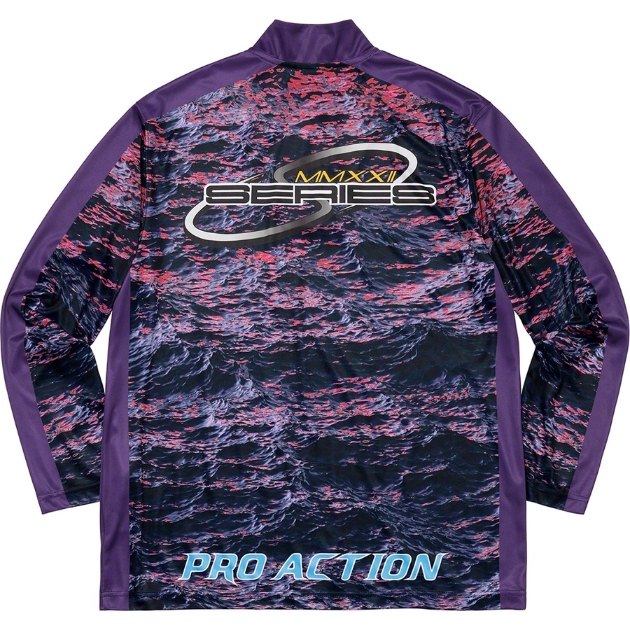 Details on Waves Zip Pullover Purple from spring summer
                                                    2022 (Price is $98)