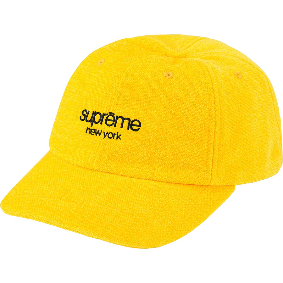 Details on Chenille 6-Panel Yellow from spring summer 2022 (Price is $54)