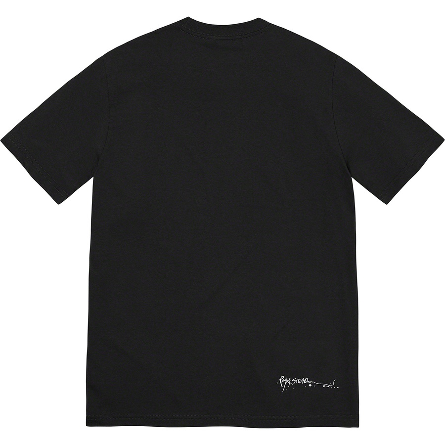 Details on Ralph Steadman Box Logo Tee Black from spring summer 2022 (Price is $44)