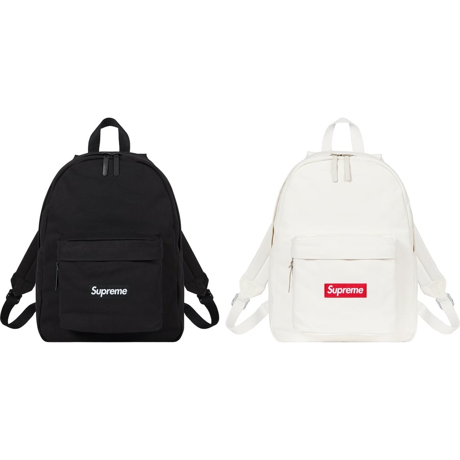 Details on Canvas Backpack from spring summer
                                            2022 (Price is $110)