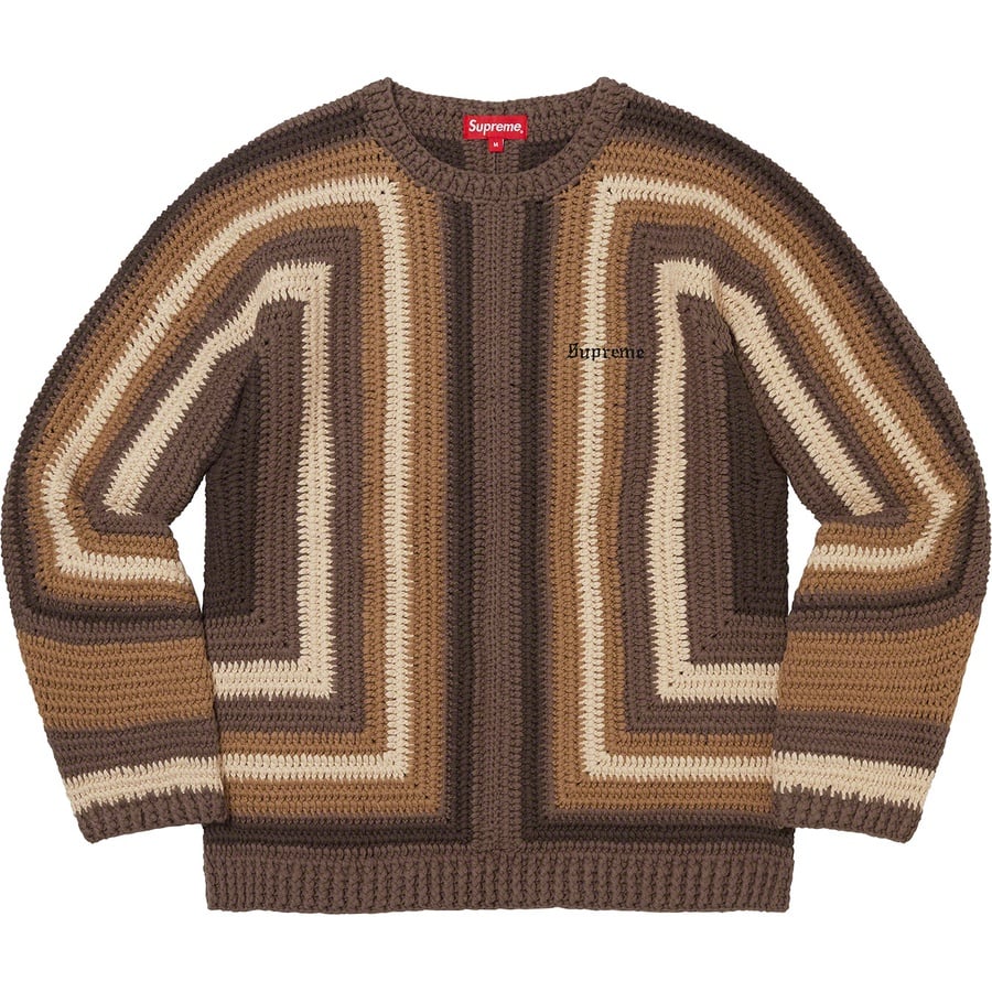 Details on Hand Crocheted Sweater Brown from spring summer
                                                    2022 (Price is $228)