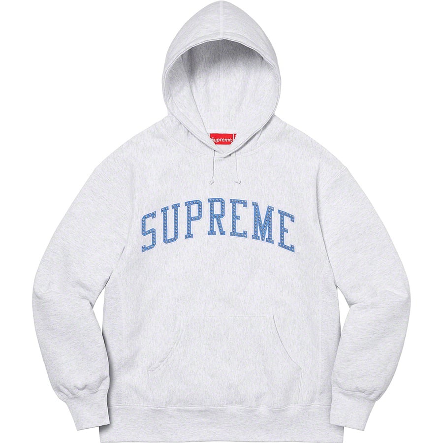Details on Stars Arc Hooded Sweatshirt Ash Grey from spring summer
                                                    2022 (Price is $168)