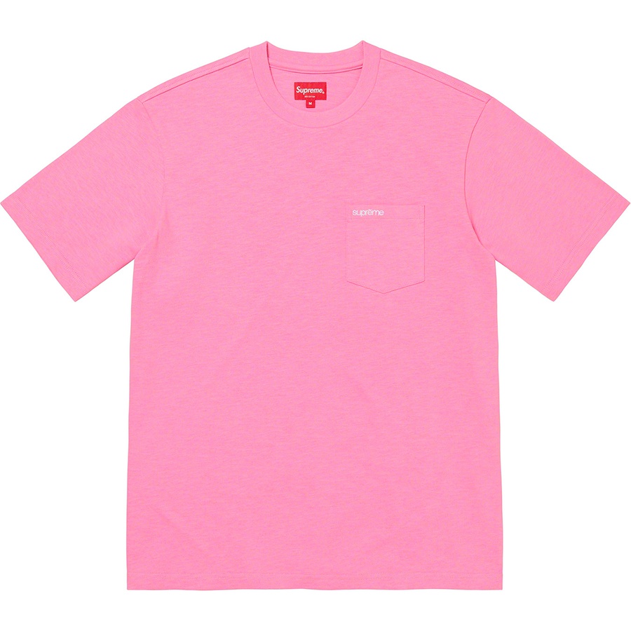 Details on S S Pocket Tee Bright Pink from spring summer 2022 (Price is $60)