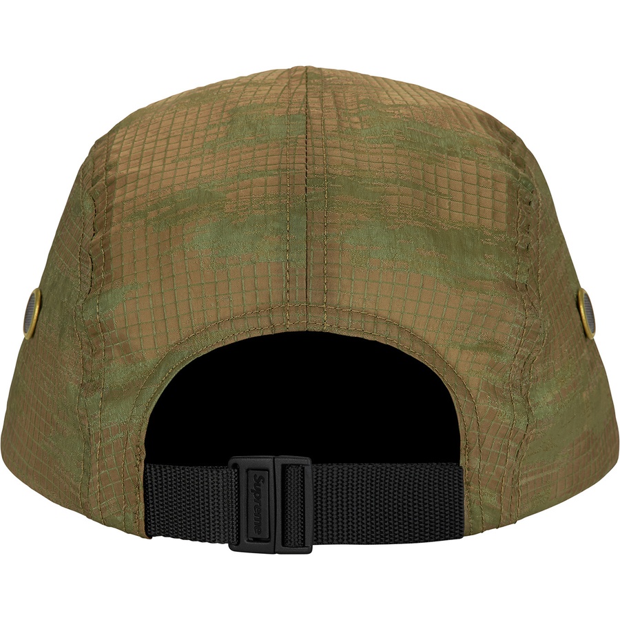 Details on Broken Camo Camp Cap Olive from spring summer 2022 (Price is $48)