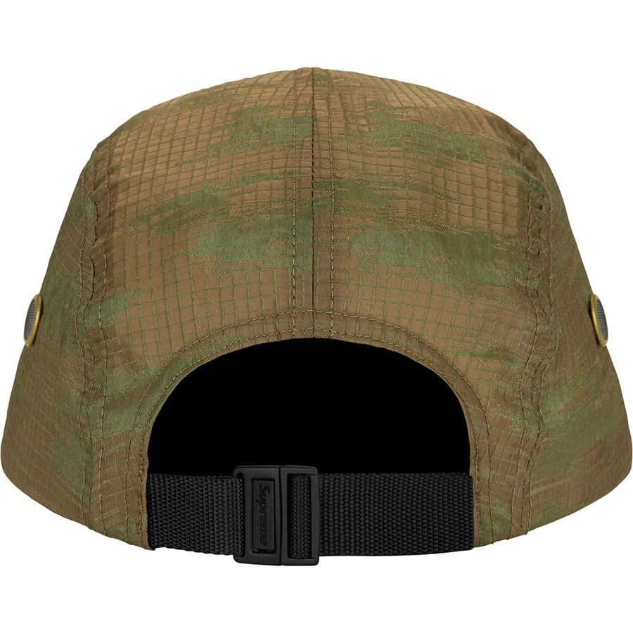 Details on Broken Camo Camp Cap Olive from spring summer
                                                    2022 (Price is $48)