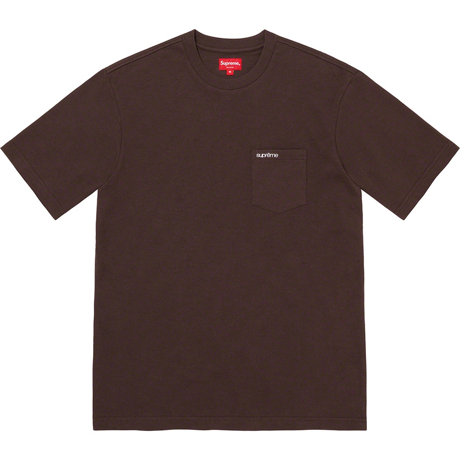 Details on S S Pocket Tee Dark Brown from spring summer
                                                    2022 (Price is $60)