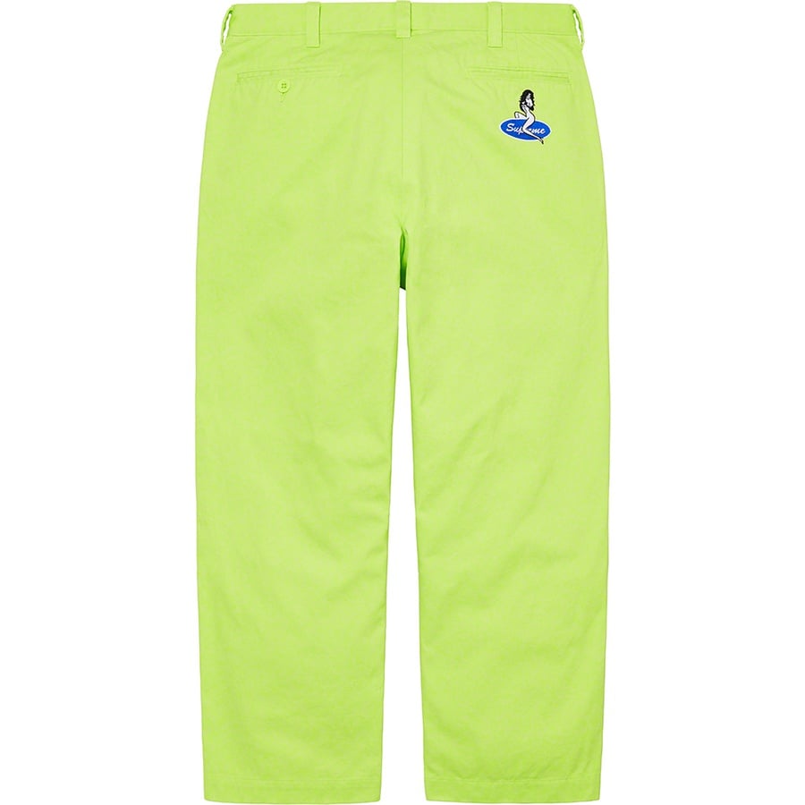 Details on Chino Pant Light Neon from spring summer
                                                    2022 (Price is $148)