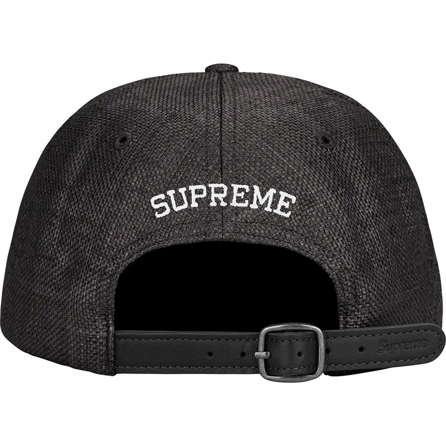 Details on Raffia S Logo 6-Panel Black from spring summer
                                                    2022 (Price is $58)