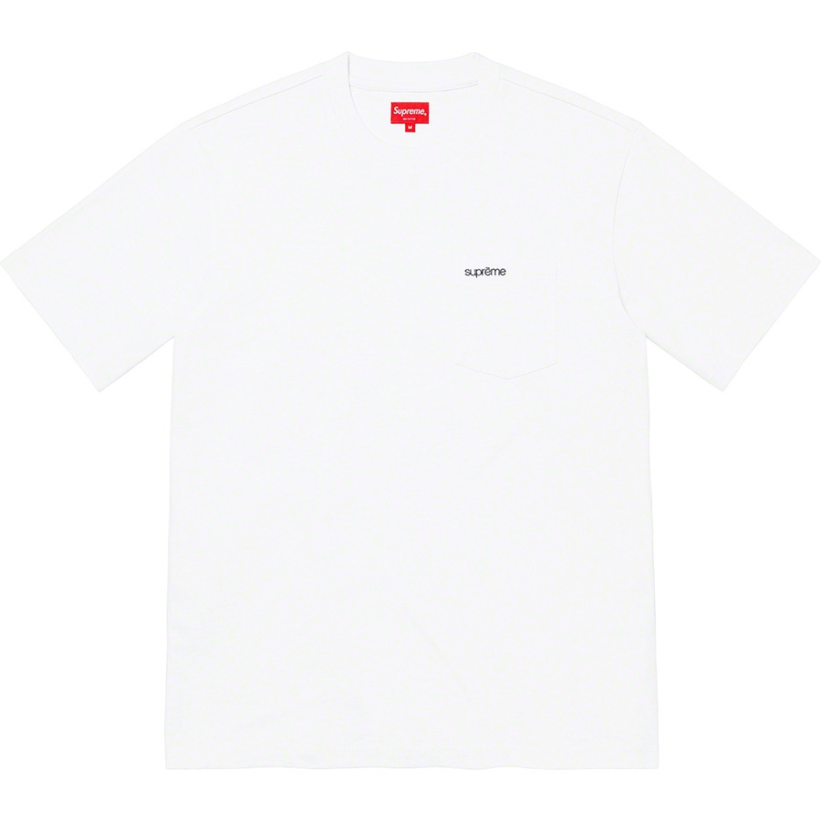 Details on S S Pocket Tee White from spring summer
                                                    2022 (Price is $60)