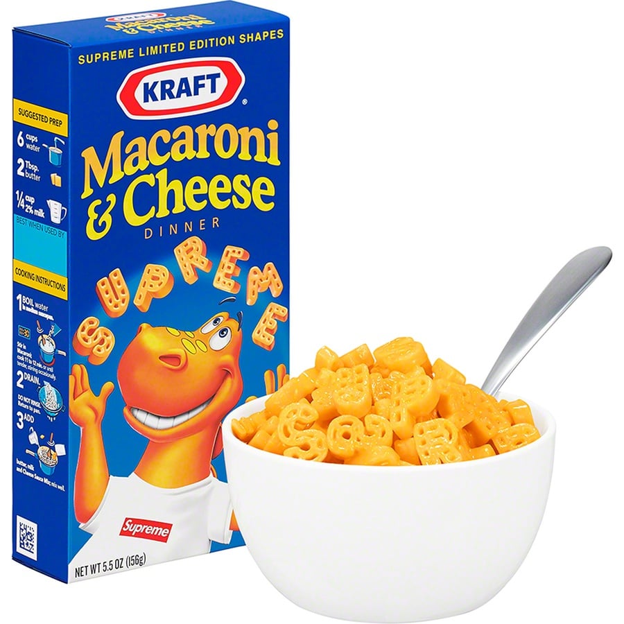 Details on Supreme Kraft Macaroni & Cheese (1 Box) Multicolor from spring summer 2022 (Price is $5)