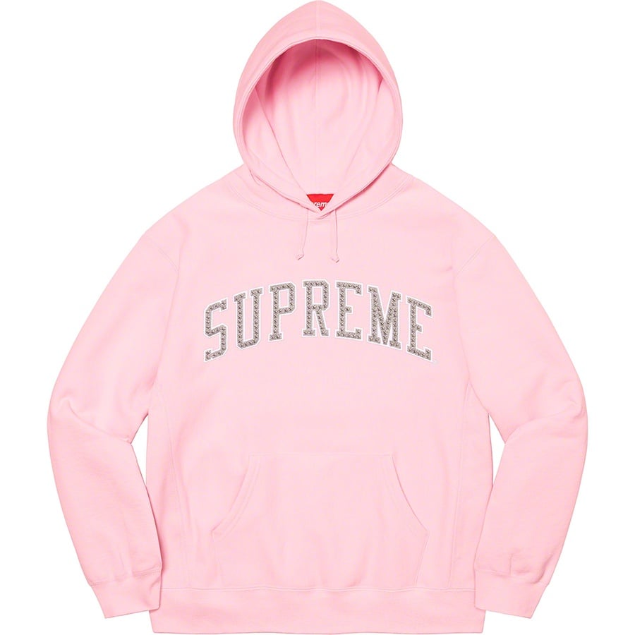 Details on Stars Arc Hooded Sweatshirt Light Pink from spring summer
                                                    2022 (Price is $168)