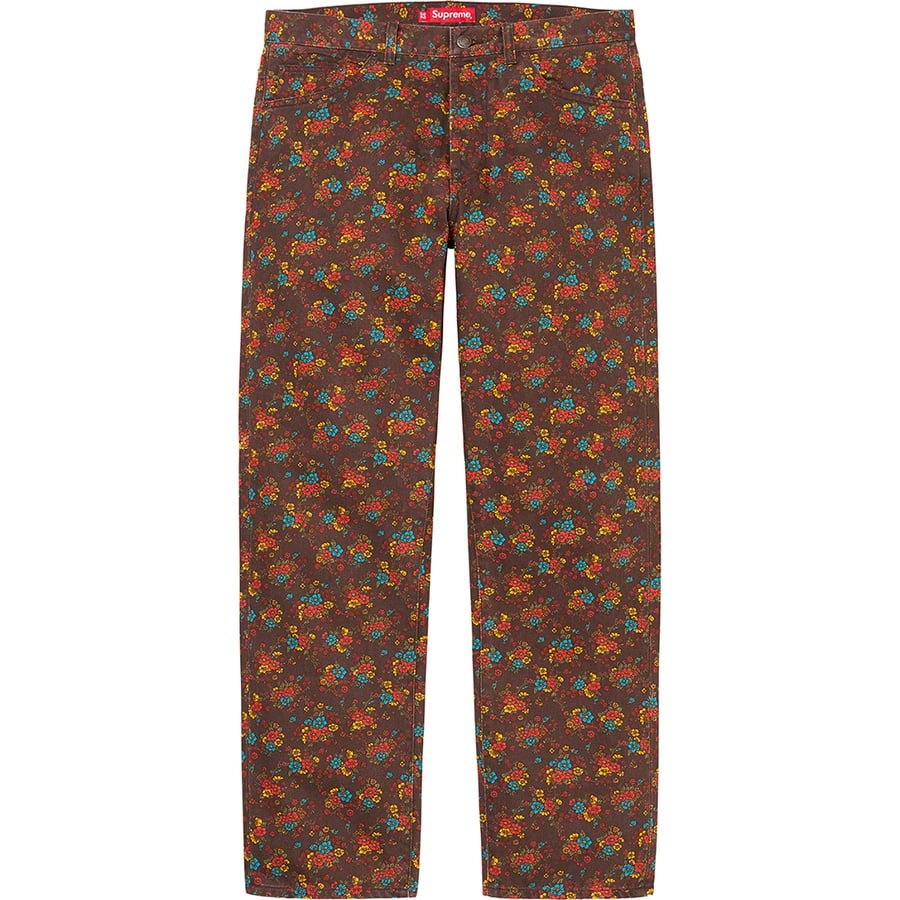 Supreme Regular Jean (SS22) - Flowers - $148