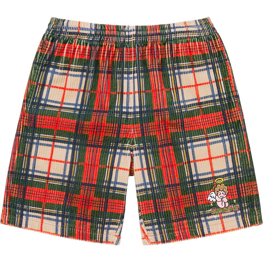 Details on Corduroy Short Plaid from spring summer
                                                    2022 (Price is $118)