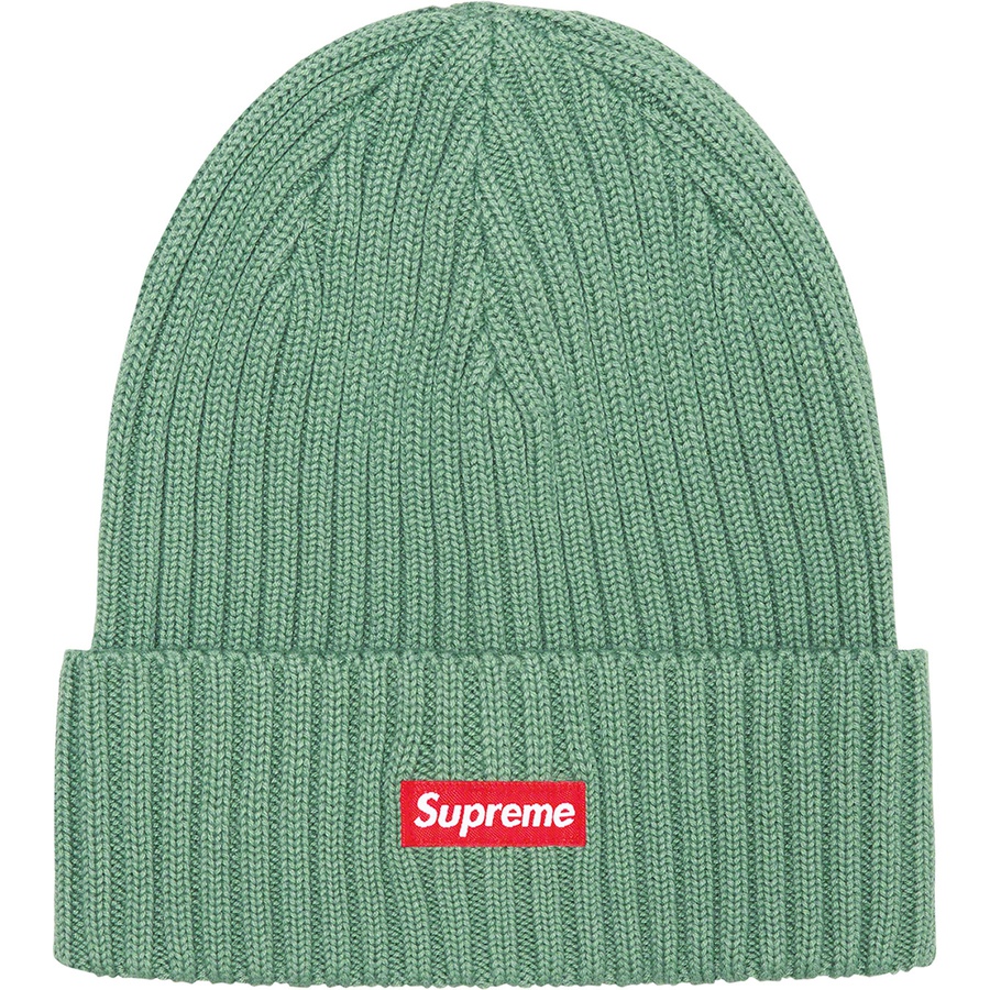 Details on Overdyed Beanie Green from spring summer
                                                    2022 (Price is $38)
