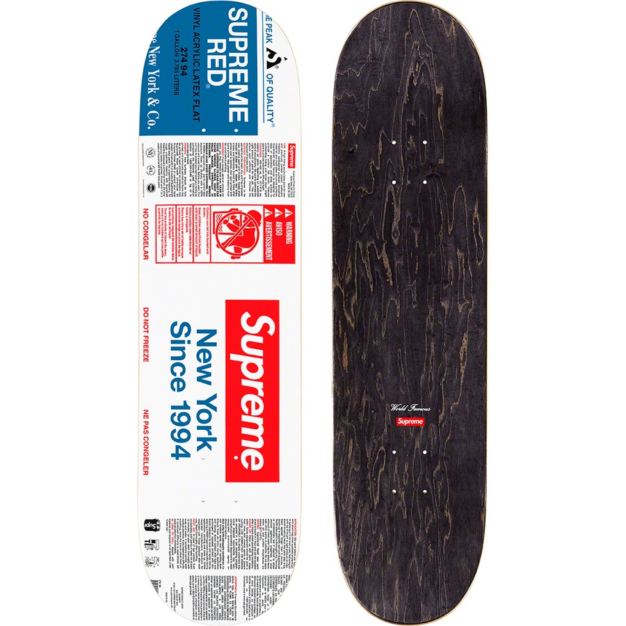 Details on Paint Skateboard White - 8.25" x 32"  from spring summer
                                                    2022 (Price is $58)