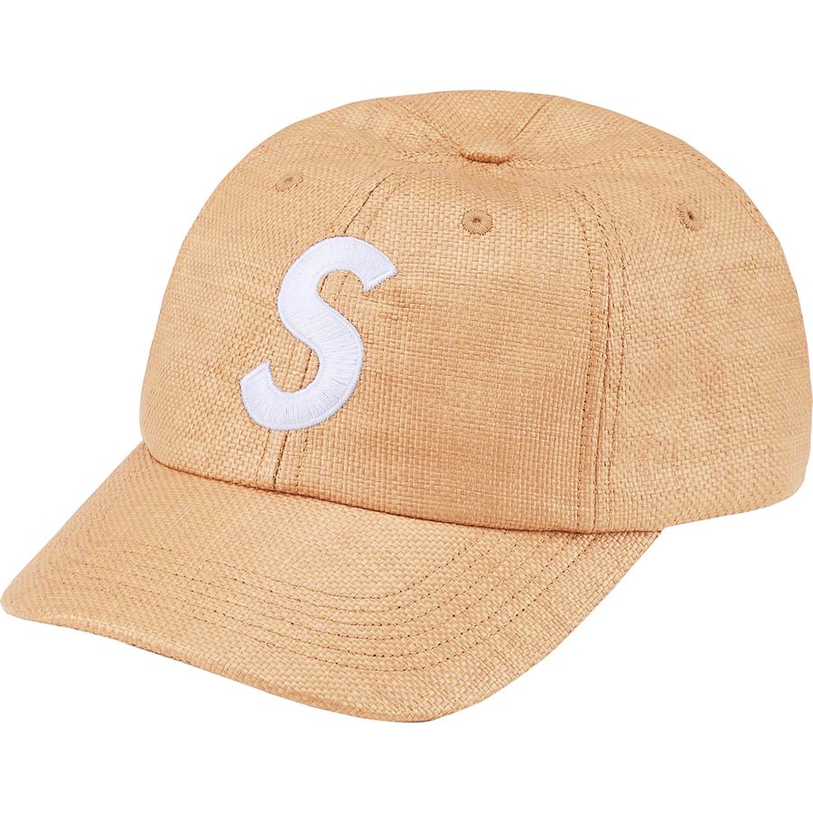 Details on Raffia S Logo 6-Panel Natural from spring summer
                                                    2022 (Price is $58)