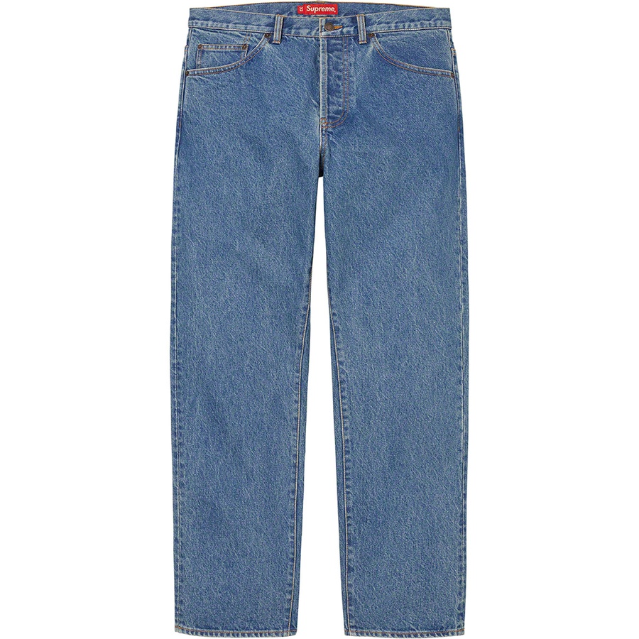 Details on Regular Jean Washed Blue from spring summer
                                                    2022 (Price is $148)