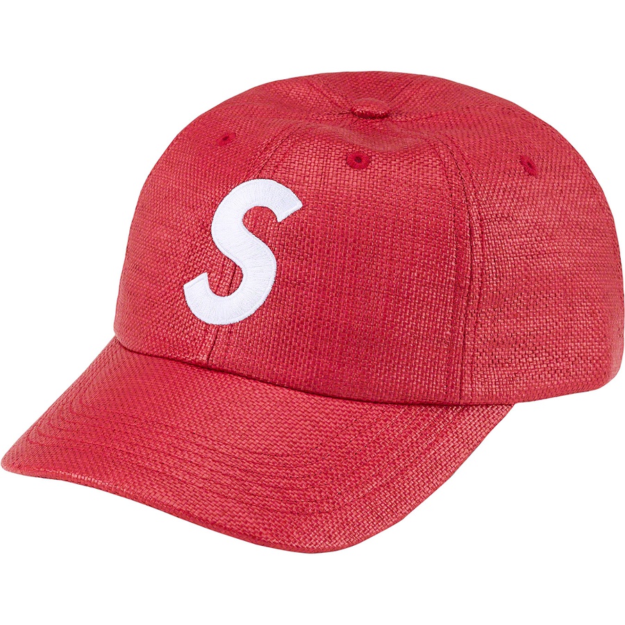 Details on Raffia S Logo 6-Panel Red from spring summer
                                                    2022 (Price is $58)