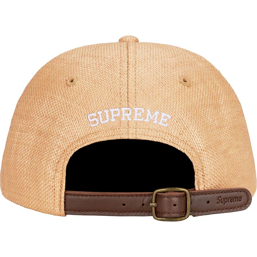 Details on Raffia S Logo 6-Panel Natural from spring summer 2022 (Price is $58)