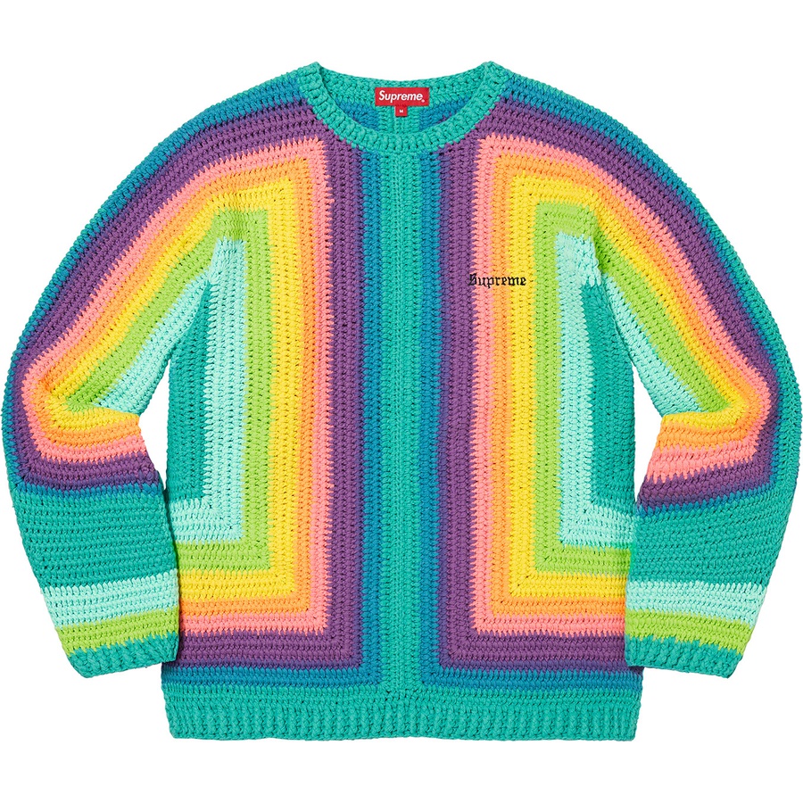 Details on Hand Crocheted Sweater Multicolor from spring summer 2022 (Price is $228)