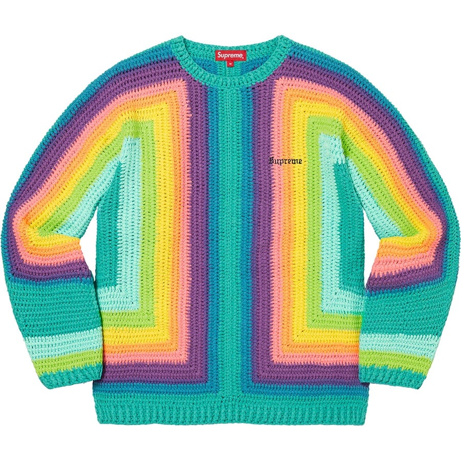 Details on Hand Crocheted Sweater Multicolor from spring summer
                                                    2022 (Price is $228)