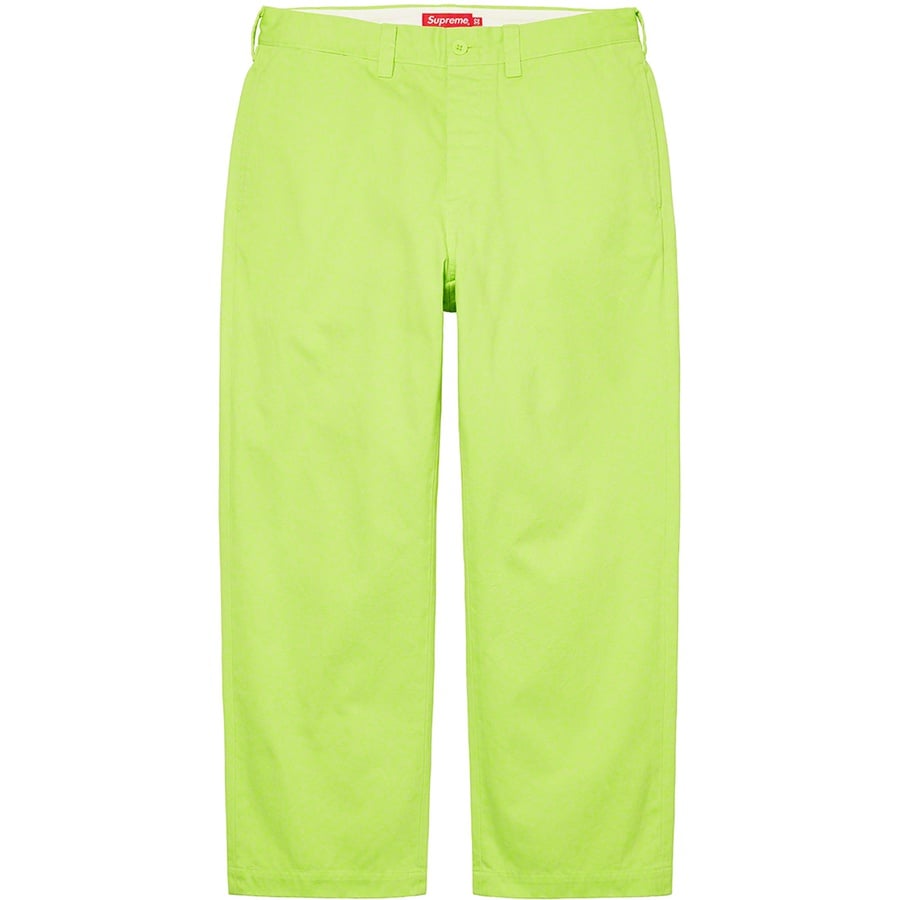 Details on Chino Pant Light Neon from spring summer
                                                    2022 (Price is $148)