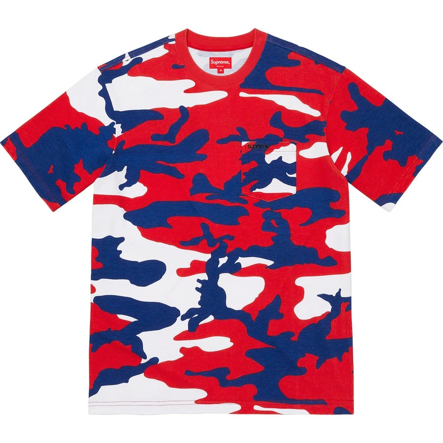 Details on S S Pocket Tee Red Camo from spring summer
                                                    2022 (Price is $60)