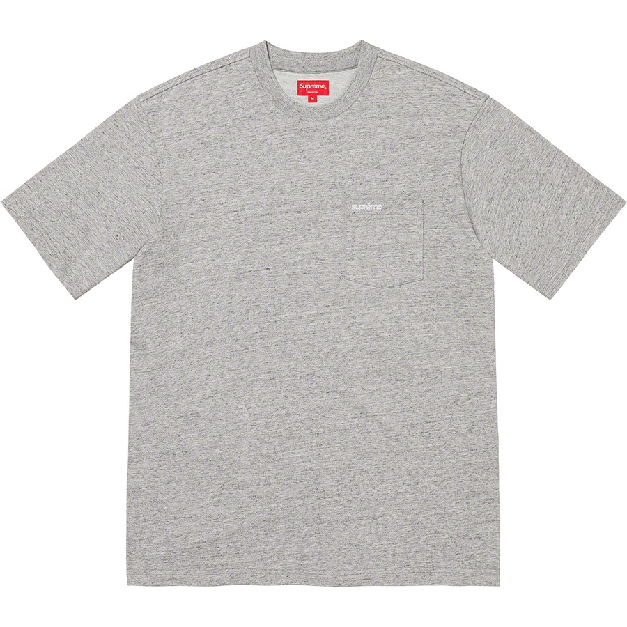 Details on S S Pocket Tee Heather Grey from spring summer
                                                    2022 (Price is $60)