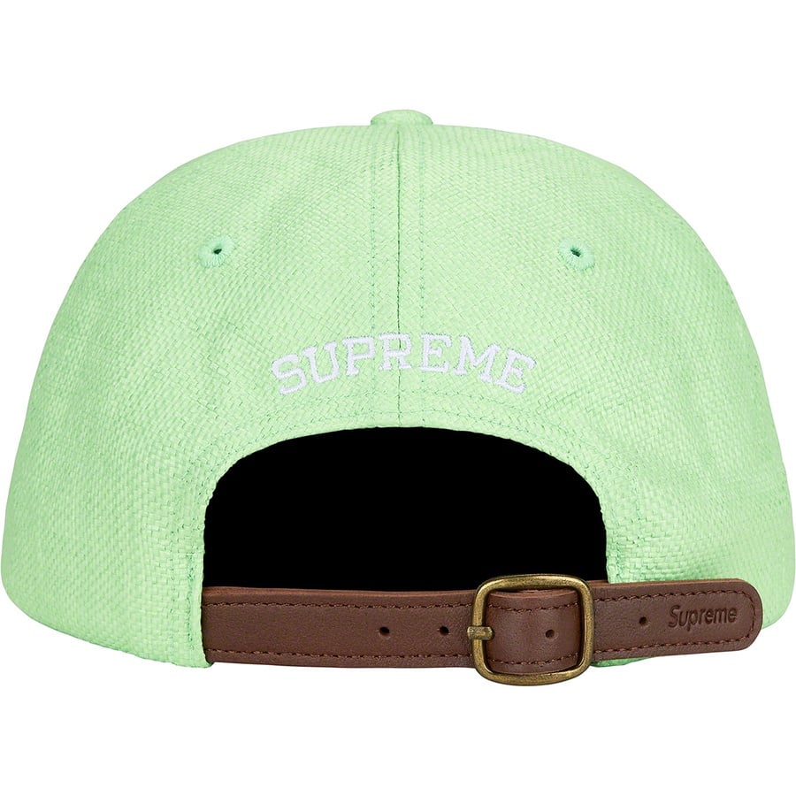 Details on Raffia S Logo 6-Panel Green from spring summer
                                                    2022 (Price is $58)