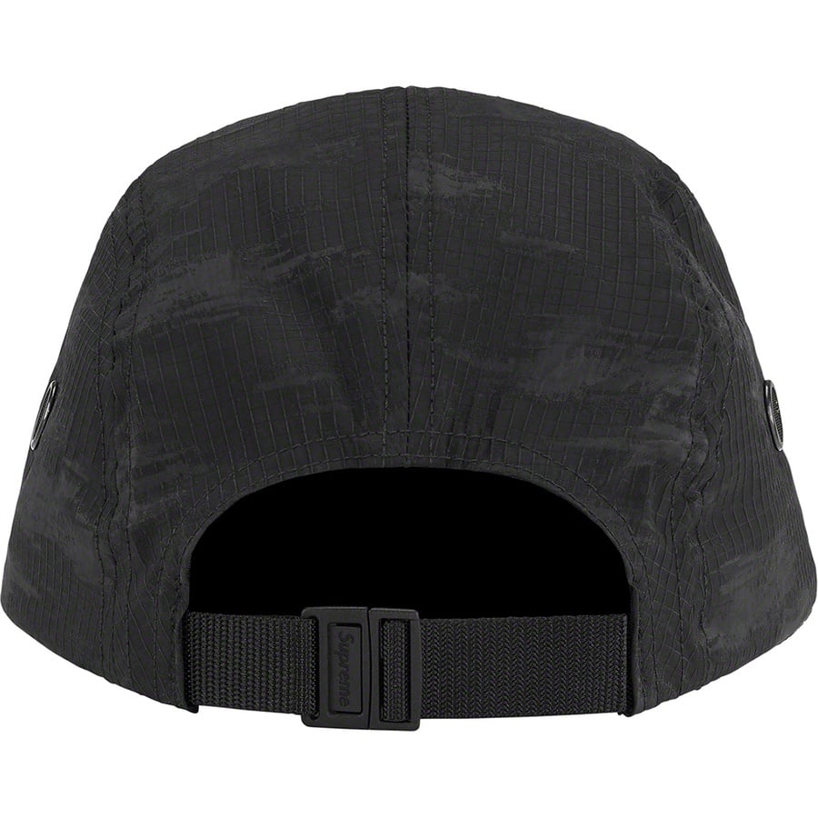 Details on Broken Camo Camp Cap Black from spring summer
                                                    2022 (Price is $48)