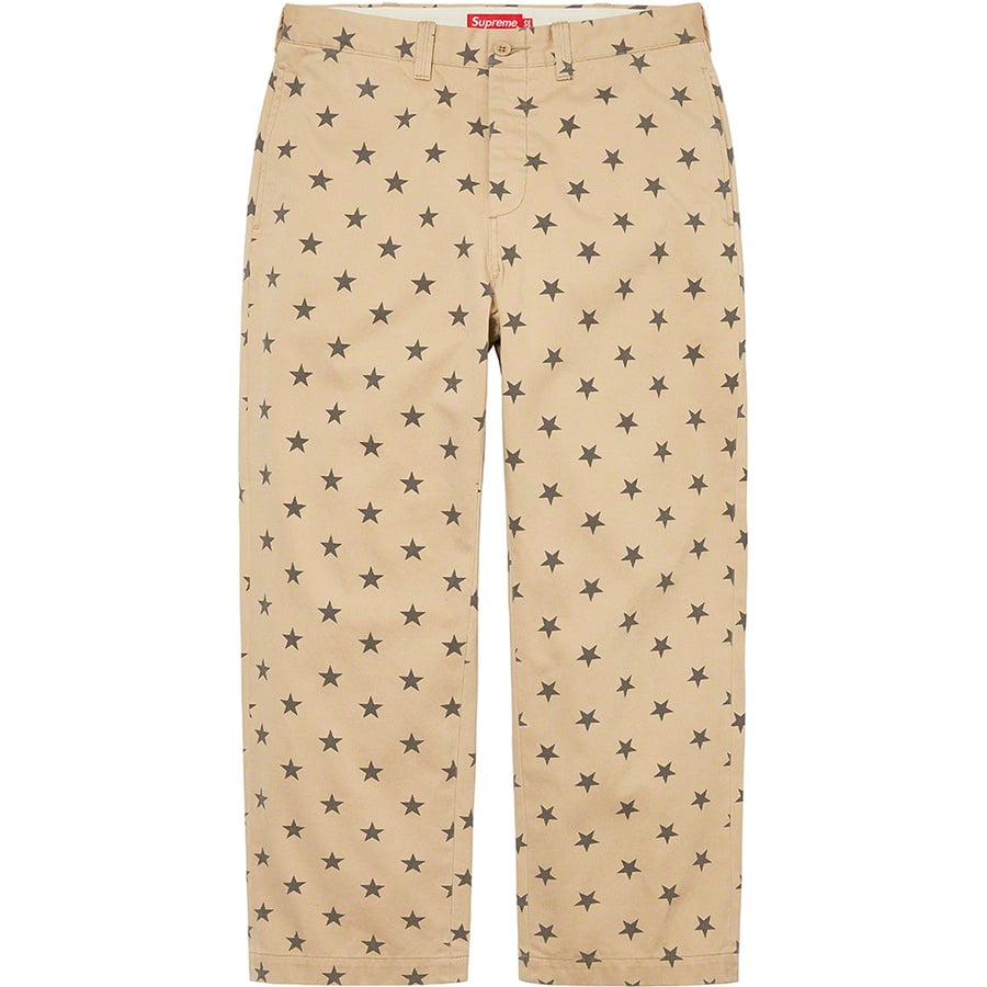 Details on Chino Pant Khaki Stars from spring summer
                                                    2022 (Price is $148)