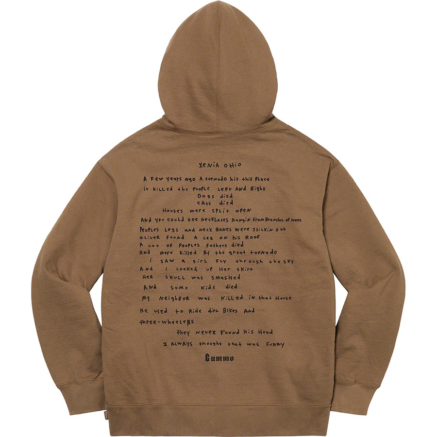 Details on Gummo Hooded Sweatshirt Olive Brown from spring summer
                                                    2022 (Price is $168)