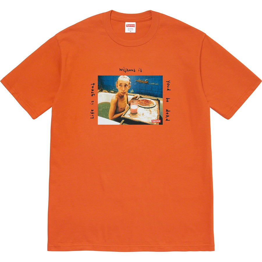 Details on Gummo Bathtub Tee Rust from spring summer
                                                    2022 (Price is $44)