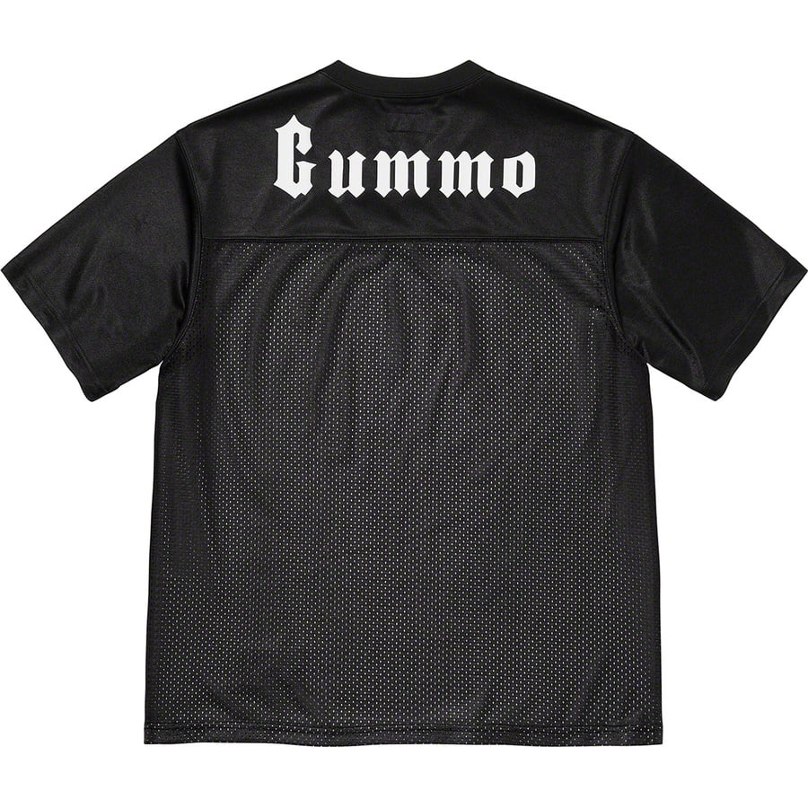 Details on Gummo Football Top Black from spring summer 2022 (Price is $128)