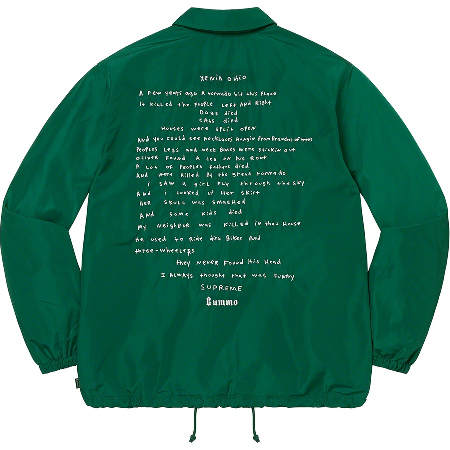 Details on Gummo Coaches Jacket Dark Green from spring summer
                                                    2022 (Price is $158)