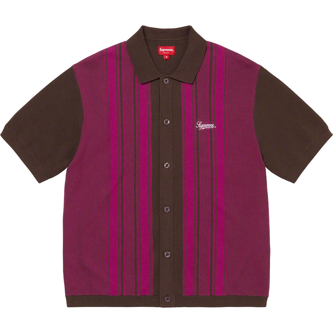 Stripe Button Up Polo - spring summer 2022 - Supreme