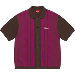 Stripe Button Up Polo - spring summer 2022 - Supreme