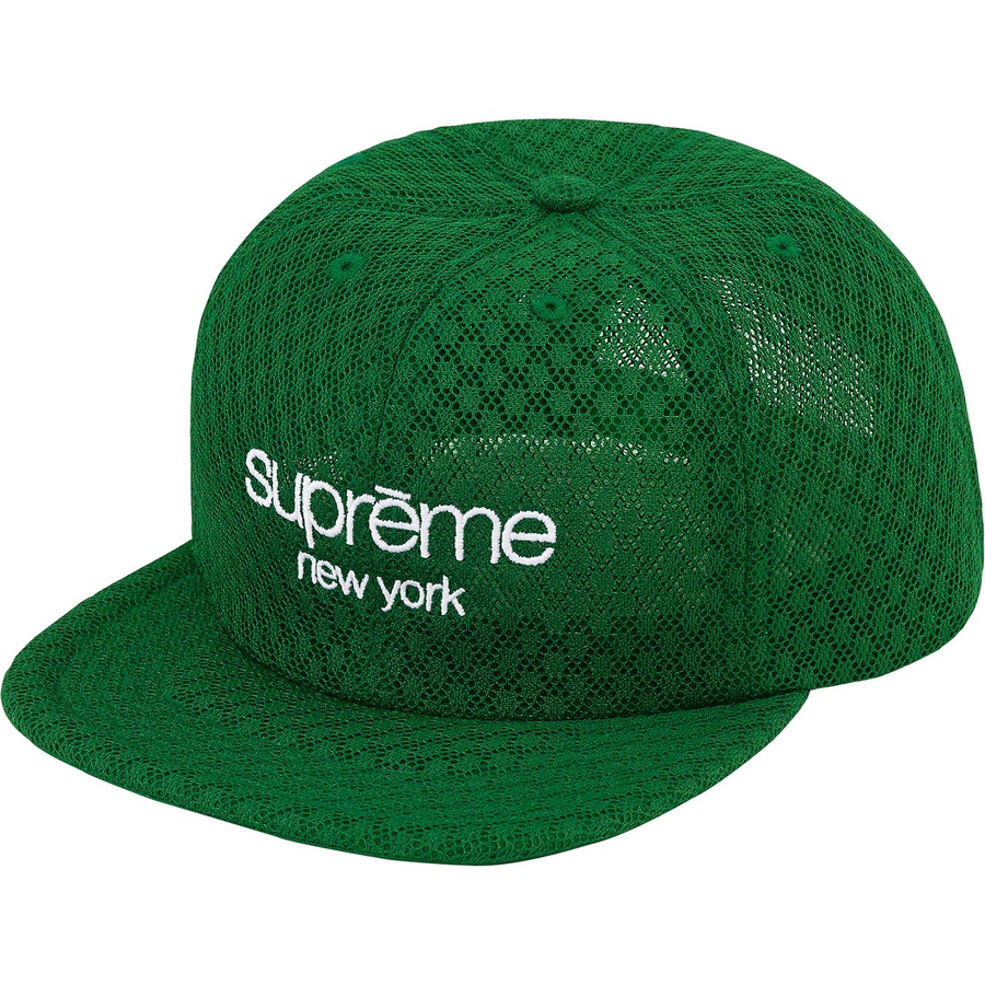 Details on Classic Logo Air Mesh 6-Panel Green from spring summer
                                                    2022 (Price is $48)