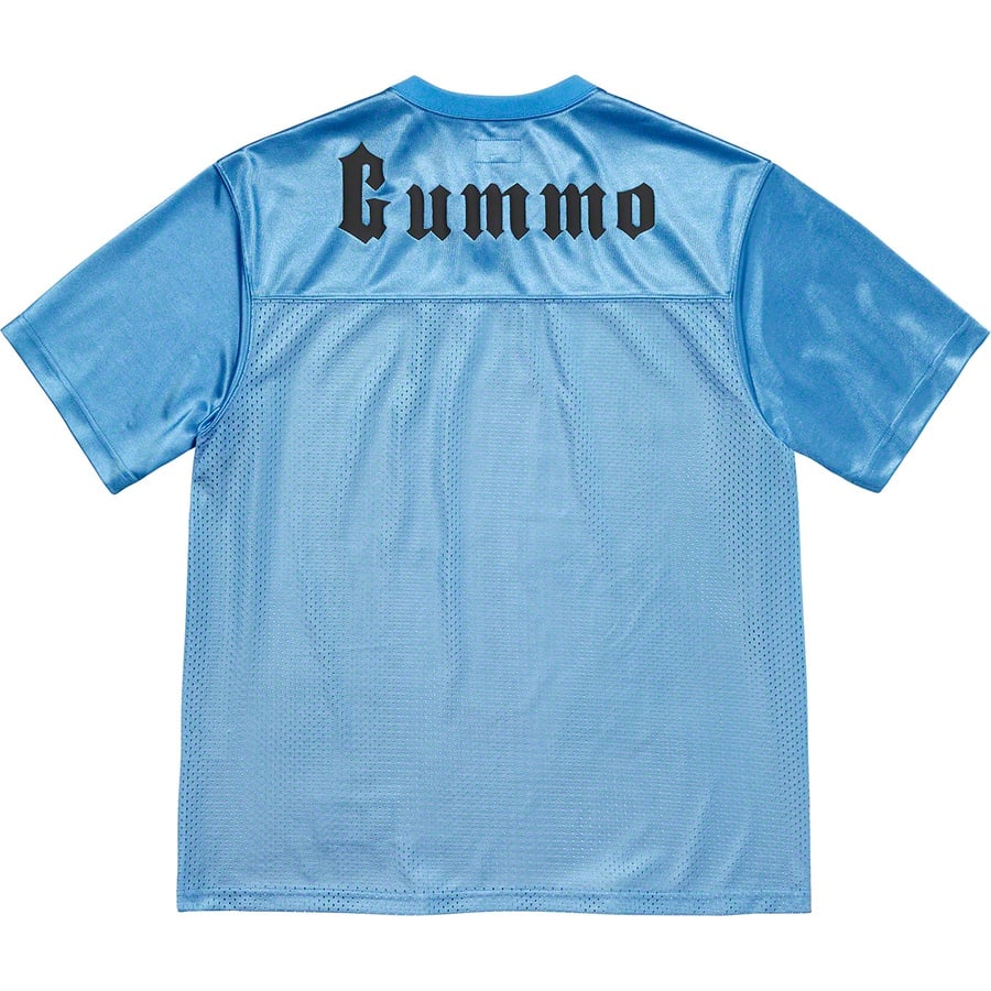 Details on Gummo Football Top Light Blue from spring summer
                                                    2022 (Price is $128)