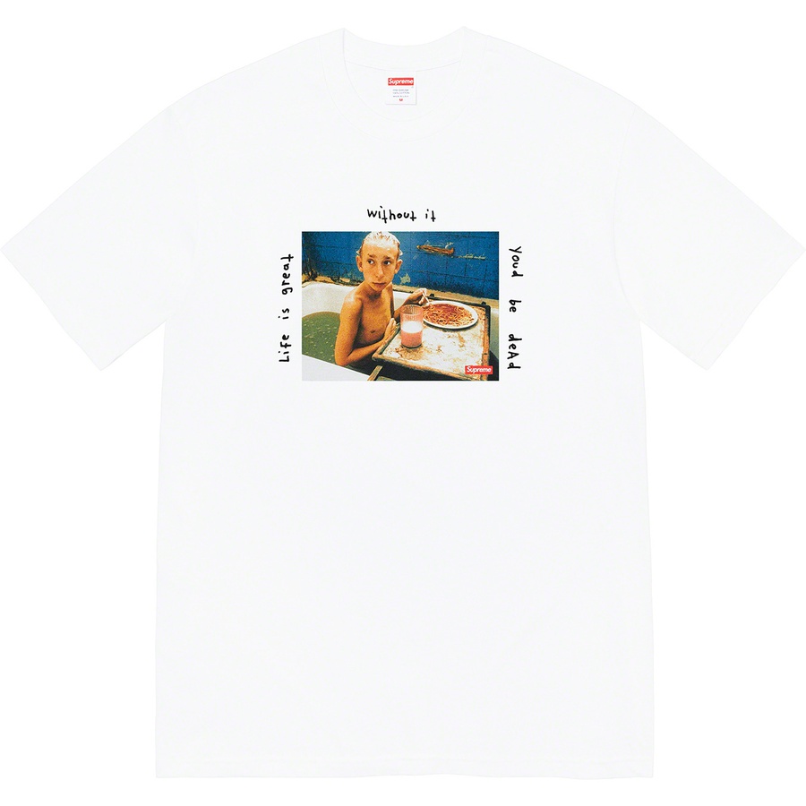 Details on Gummo Bathtub Tee White from spring summer
                                                    2022 (Price is $44)