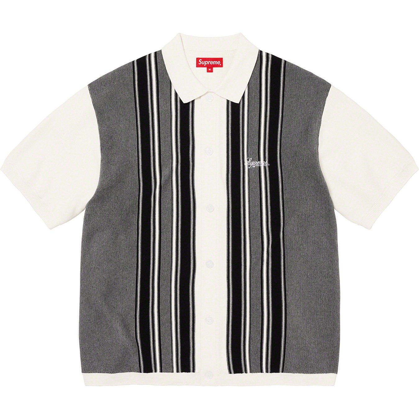 Stripe Button Up Polo - spring summer 2022 - Supreme