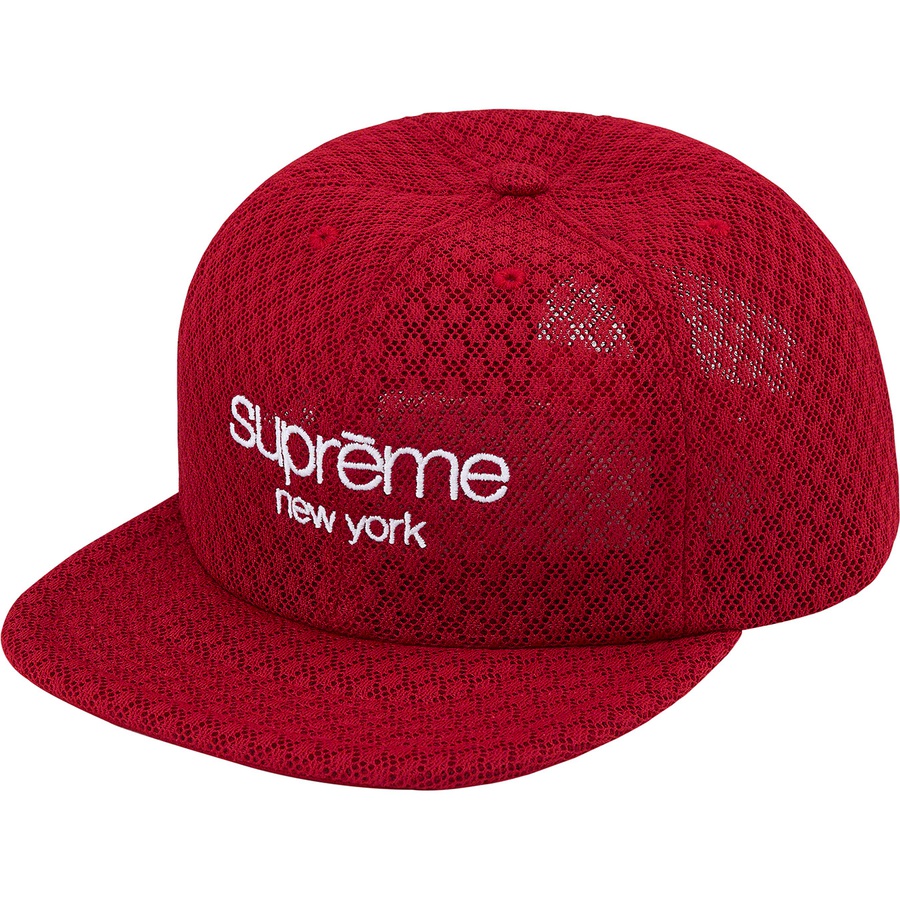 Details on Classic Logo Air Mesh 6-Panel Red from spring summer
                                                    2022 (Price is $48)