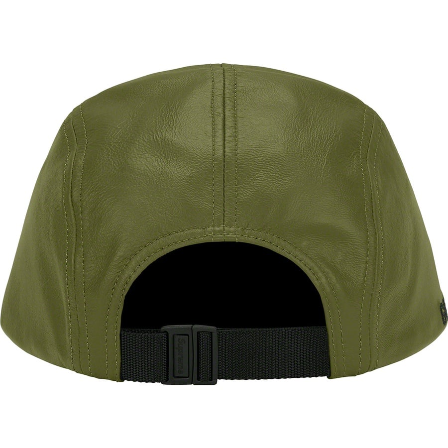 Details on GORE-TEX Leather Camp Cap Olive from spring summer
                                                    2022 (Price is $78)