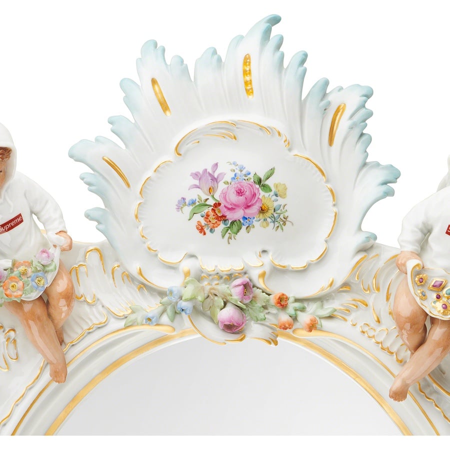 Details on Supreme Meissen Hand-Painted Porcelain Mirror Multicolor from spring summer
                                                    2022 (Price is $16000)