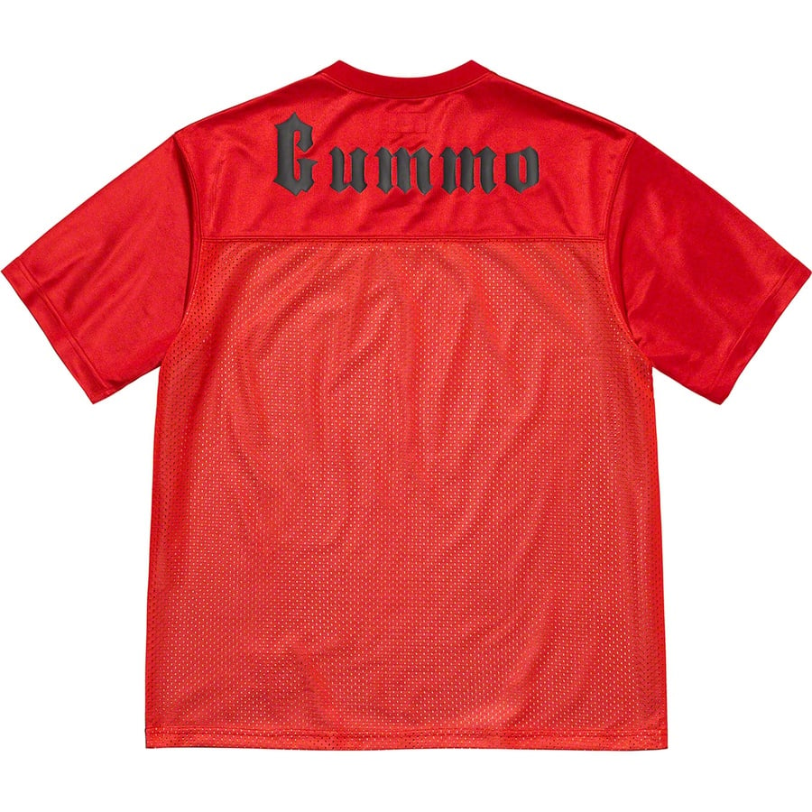 Details on Gummo Football Top Red from spring summer
                                                    2022 (Price is $128)