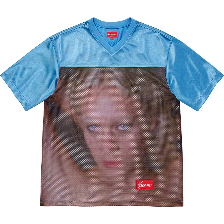 Details on Gummo Football Top Light Blue from spring summer 2022 (Price is $128)