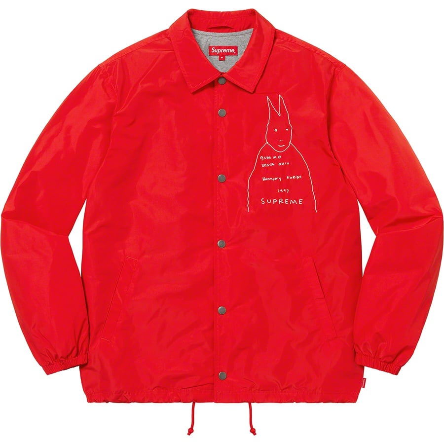 Details on Gummo Coaches Jacket Red from spring summer
                                                    2022 (Price is $158)